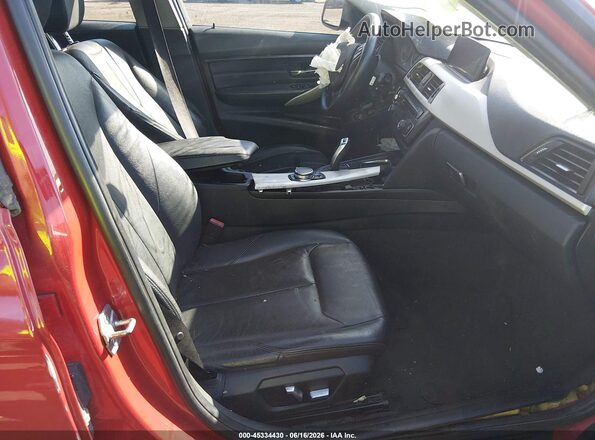 WBA8A3C59GK551290 2016 BMW 3 SERIES Red Widok wnętrza z przodu