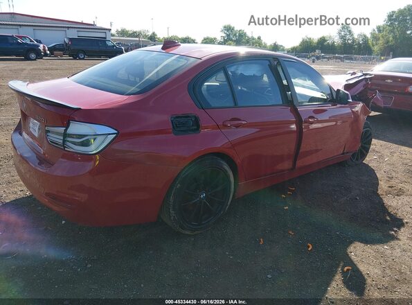 WBA8A3C59GK551290 2016 BMW 3 SERIES Red Tył prawy