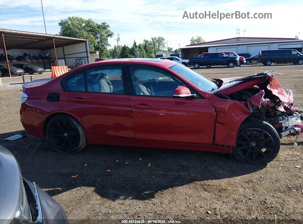 WBA8A3C59GK551290 2016 BMW 3 SERIES Red Widok wnętrza z tyłu