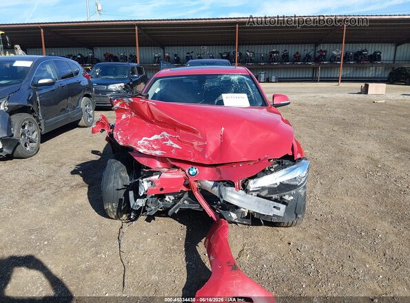 WBA8A3C59GK551290 2016 BMW 3 SERIES Red Widok zestawu wskaźników