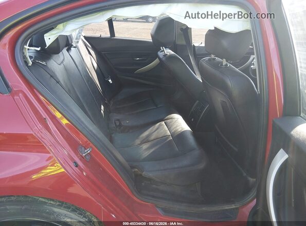 WBA8A3C59GK551290 2016 BMW 3 SERIES Red Widok naklejki z numerem VIN