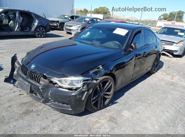 WBA8B3C55JK385077 2018 BMW 3 SERIES Black Przód lewy