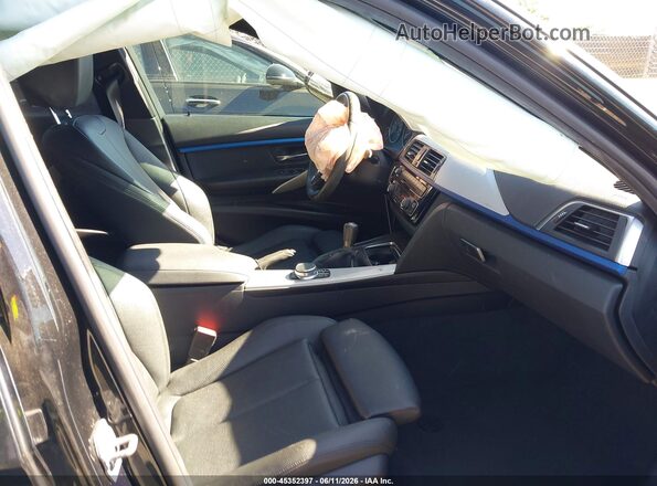 WBA8B3C55JK385077 2018 BMW 3 SERIES Black Widok wnętrza z przodu
