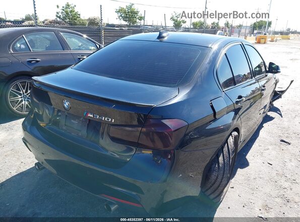 WBA8B3C55JK385077 2018 BMW 3 SERIES Black Tył prawy