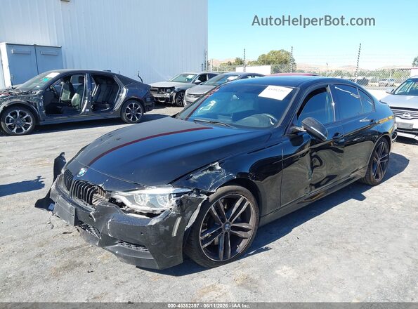WBA8B3C55JK385077 2018 BMW 3 SERIES Black Widok z przodu