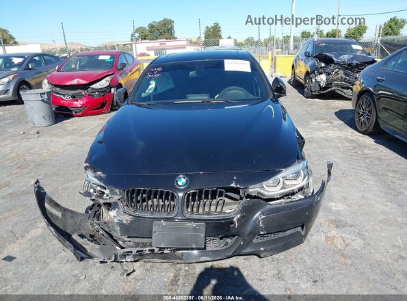 WBA8B3C55JK385077 2018 BMW 3 SERIES Black Widok zestawu wskaźników