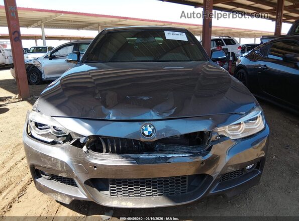 WBA8B3C56GK383685 2016 BMW 3 SERIES Gray Առջևի վահանակի տեսք