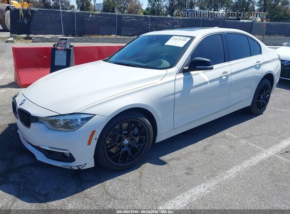 WBA8B3C59GK383468 2016 BMW 3 SERIES White წინა მარცხენა ხედი სამი მეოთხედიდან