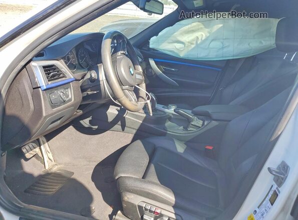 WBA8B3G37HNU35964 2017 BMW 3 SERIES White Widok wnętrza z przodu