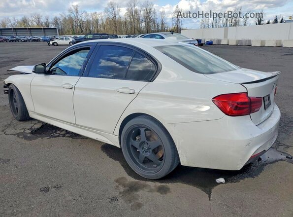 WBA8B3G37HNU35964 2017 BMW 3 SERIES White Tył lewy