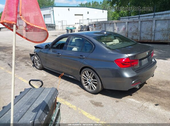 WBA8B3G5XGNT91992 2016 BMW 3 SERIES Gray Задня ліва чверть