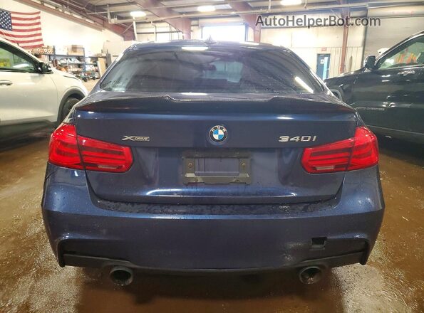 WBA8B7C57GK702549 2016 BMW 7 SERIES Blue Widok z tyłu