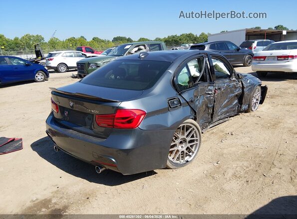 WBA8B7G31HNU38298 2017 BMW 3 SERIES Gray Задня права чверть