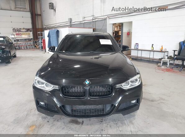 WBA8B7G32HNU37998 2017 BMW 3 SERIES Black Widok zestawu wskaźników