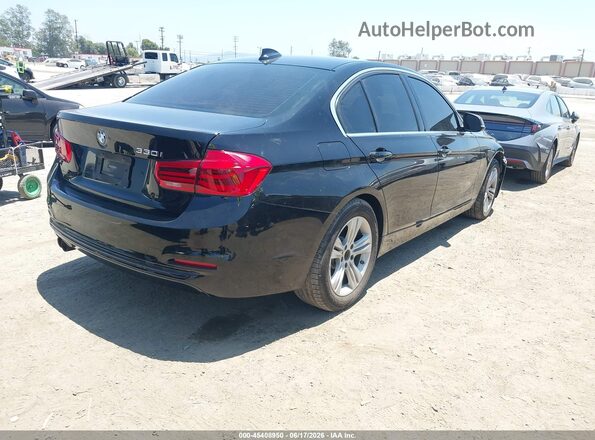 WBA8B9C51JK676792 2018 BMW 3 SERIES Black უკანა მარჯვენა