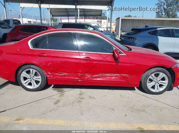 WBA8B9C54JK676933 2018 BMW 3 SERIES Red Widok z przodu
