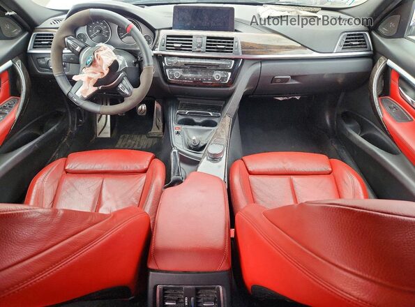 WBA8B9C55JEB30630 2018 BMW 3 SERIES Белый Вид панели приборов