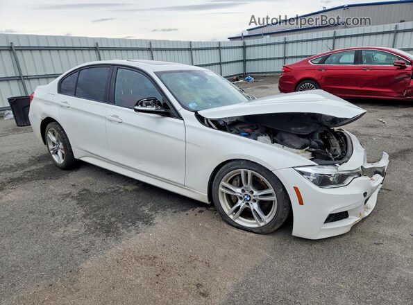 WBA8B9C55JEB30630 2018 BMW 3 SERIES Белый Передняя правая четверть