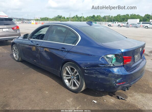WBA8B9C57JEE81720 2018 BMW 3 SERIES Blue Rear left