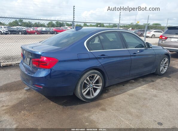 WBA8B9C57JEE81720 2018 BMW 3 SERIES Blue Rear right