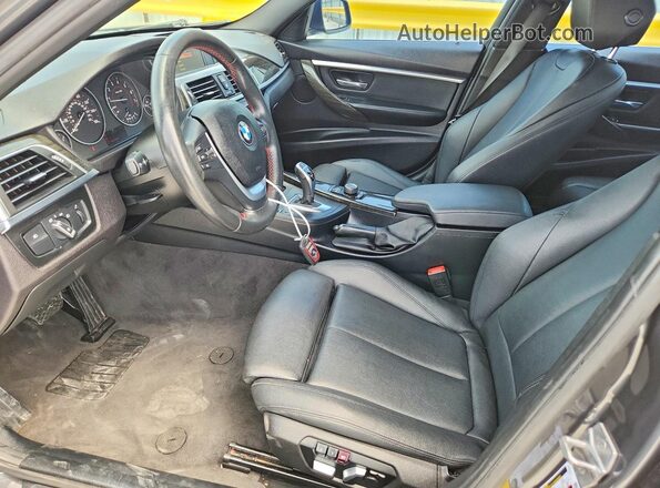 WBA8B9C5XHK675599 2017 BMW 3 SERIES Charcoal Widok wnętrza z przodu