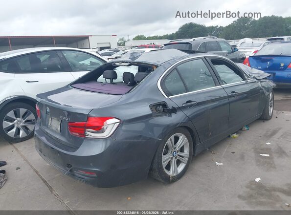 WBA8B9G37HNU56865 2017 BMW 3 SERIES Gray უკანა მარჯვენა