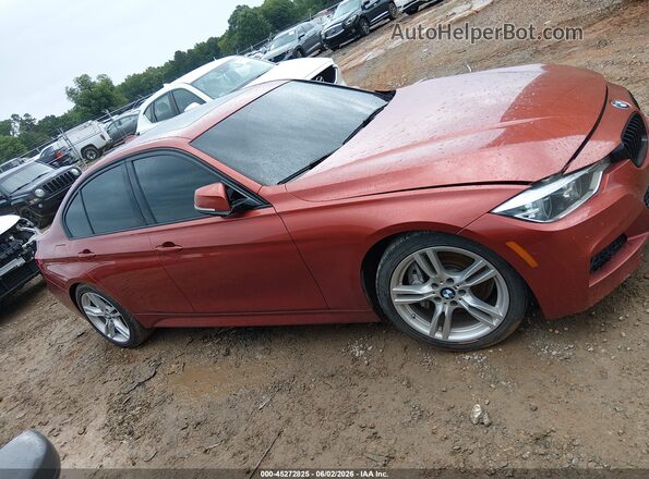 WBA8B9G50JNU98351 2018 BMW 3 SERIES Красный Вид задней части салона