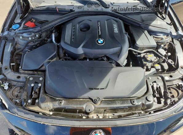 WBA8B9G53HNU50885 2017 BMW 3 SERIES Black Vista interior trasera