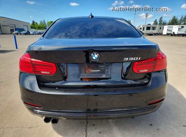 WBA8B9G53HNU50885 2017 BMW 3 SERIES Black Vista trasera