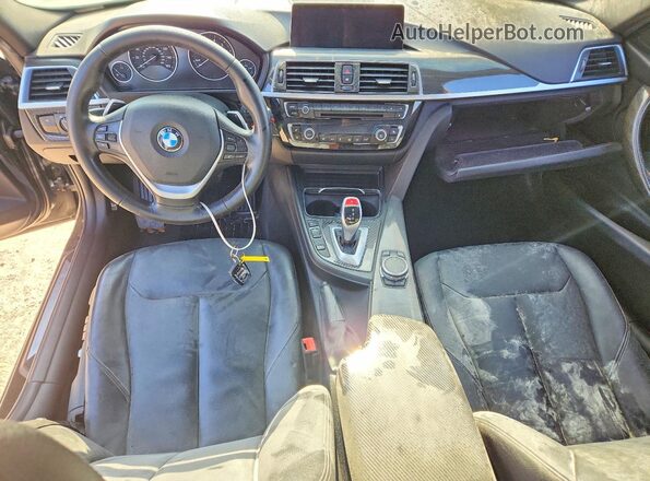 WBA8B9G55HNU50175 2017 BMW 3 SERIES Black Вид панелі приладів