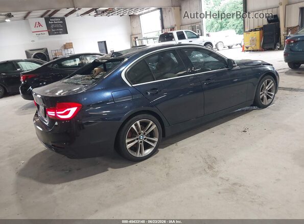 WBA8B9G58HNU48971 2017 BMW 3 SERIES Blue Trasero derecho