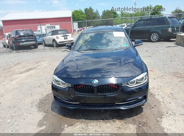 WBA8B9G59HNU48669 2017 BMW 3 SERIES Black Սարքավորումների վահանակի տեսք