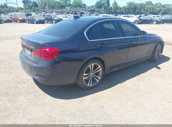 WBA8D9C38HA011946 2017 BMW 7 SERIES Blue Задня права чверть