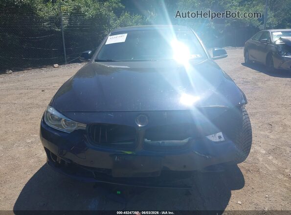 WBA8D9C38HA011946 2017 BMW 7 SERIES Blue Вид задньої частини салону