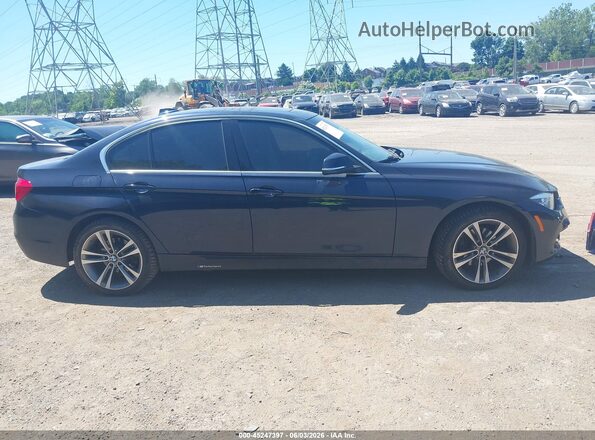 WBA8D9C38HA011946 2017 BMW 7 SERIES Blue Панорамний вид салону 360°