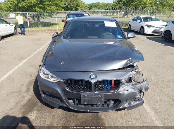 WBA8D9C50JEB34868 2018 BMW 3 SERIES Gray Widok zestawu wskaźników