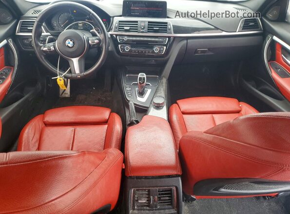 WBA8D9C52JA607884 2018 BMW 3 SERIES White Առջևի վահանակի տեսք