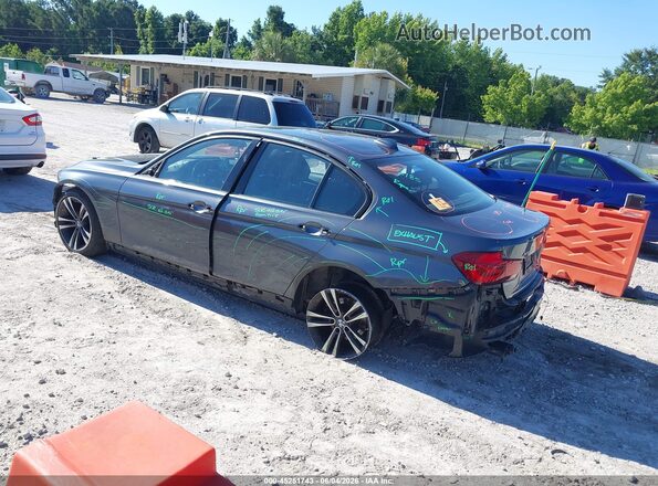 WBA8D9C52JEM33016 2018 BMW 3 SERIES Gray Rear left