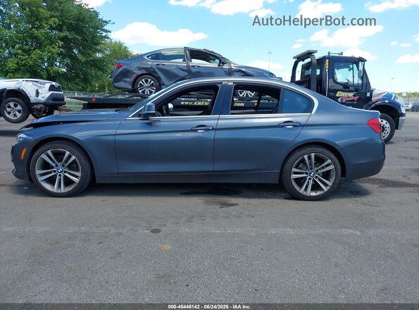 WBA8D9C56JA615423 2018 BMW 3 SERIES Gray სალონის 360-გრადუსიანი ხედი