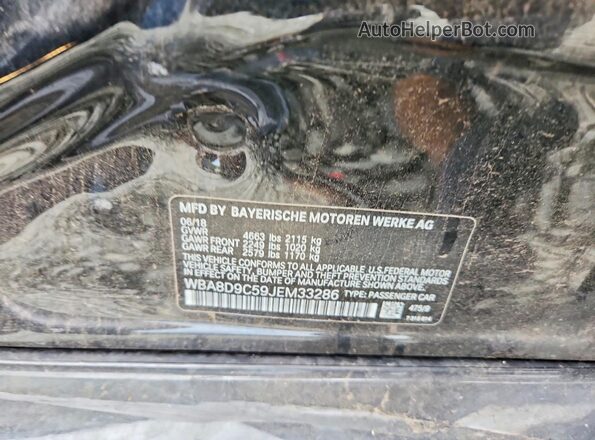 WBA8D9C59JEM33286 2018 BMW OTHER Черный Вид подкапотного пространства