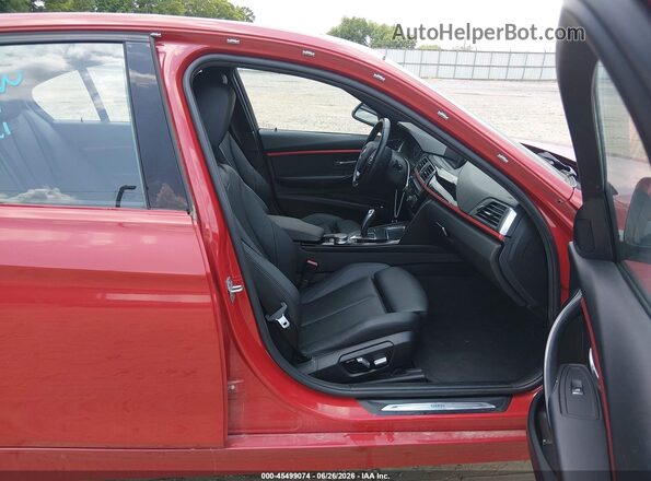 WBA8D9C5XJEM34155 2018 BMW 3 SERIES Красный Вид салона спереди