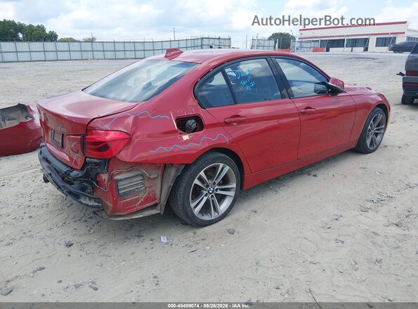 WBA8D9C5XJEM34155 2018 BMW 3 SERIES Красный Задняя правая четверть