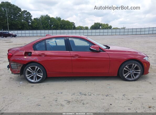 WBA8D9C5XJEM34155 2018 BMW 3 SERIES Красный Панорамный вид салона 360°