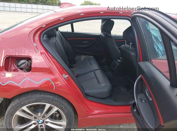 WBA8D9C5XJEM34155 2018 BMW 3 SERIES Красный Вид наклейки с VIN-кодом