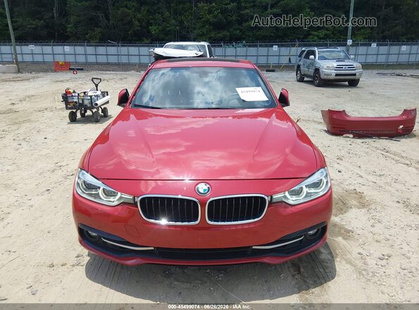 WBA8D9C5XJEM34155 2018 BMW 3 SERIES Красный Вид задней части салона
