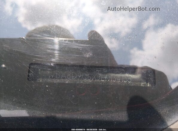 WBA8D9C5XJEM34155 2018 BMW 3 SERIES Красный 
