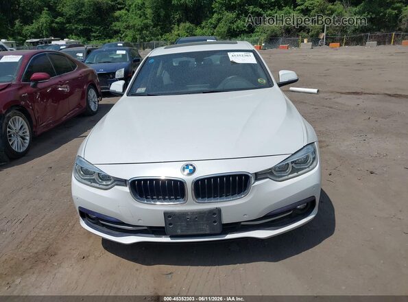 WBA8D9G31HNU61960 2017 BMW 3 SERIES White Vista del cuadro de instrumentos