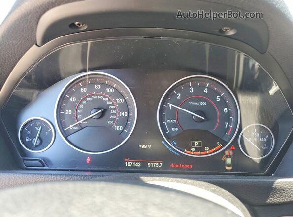 WBA8D9G33HNU62267 2017 BMW OTHER White Instrument cluster view