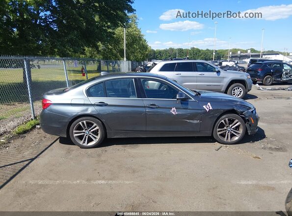 WBA8D9G35HNU65106 2017 BMW 3 SERIES Gray Widok wnętrza z tyłu