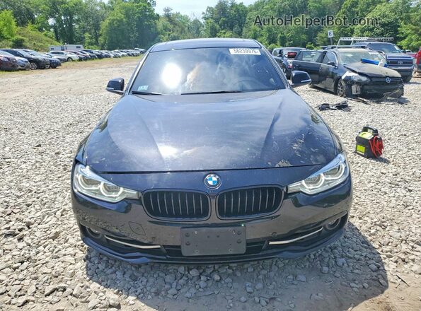WBA8D9G38HNU65665 2017 BMW 3 SERIES Черный Вид спереди
